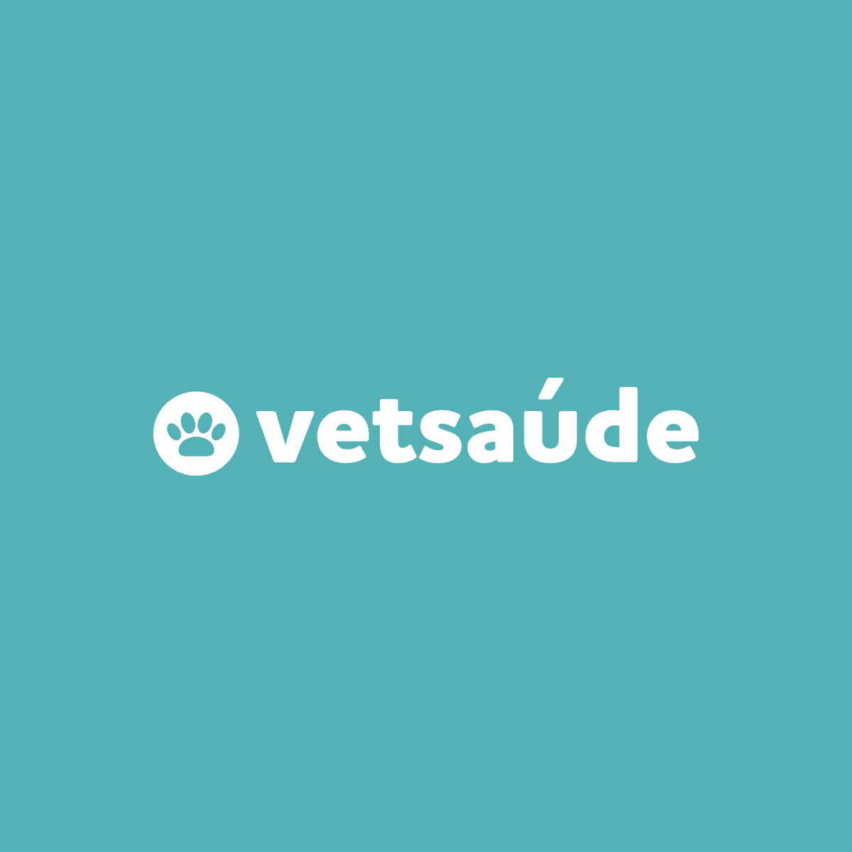Logo VetSaúde em branco sobre fundo verde